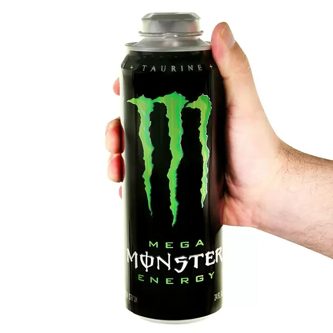 Monster Energy Mega Can Original (24 oz., 12 pk.) FREE