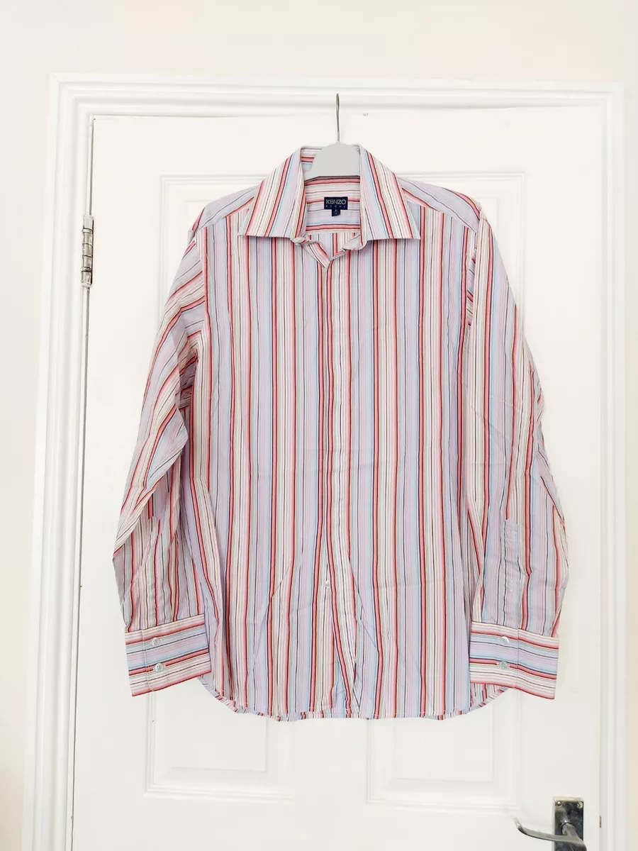 KENZO Mens Shirt Size 41 16 Colour Mixed 100 Cotton