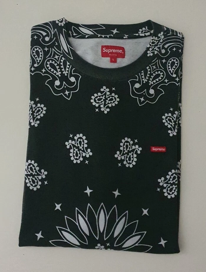 T Shirt Supreme Small Box SS21 Noir Taille L Bandana