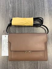 Marni Calfskin Trunk Pochette Shoulder Crossbody Bag
