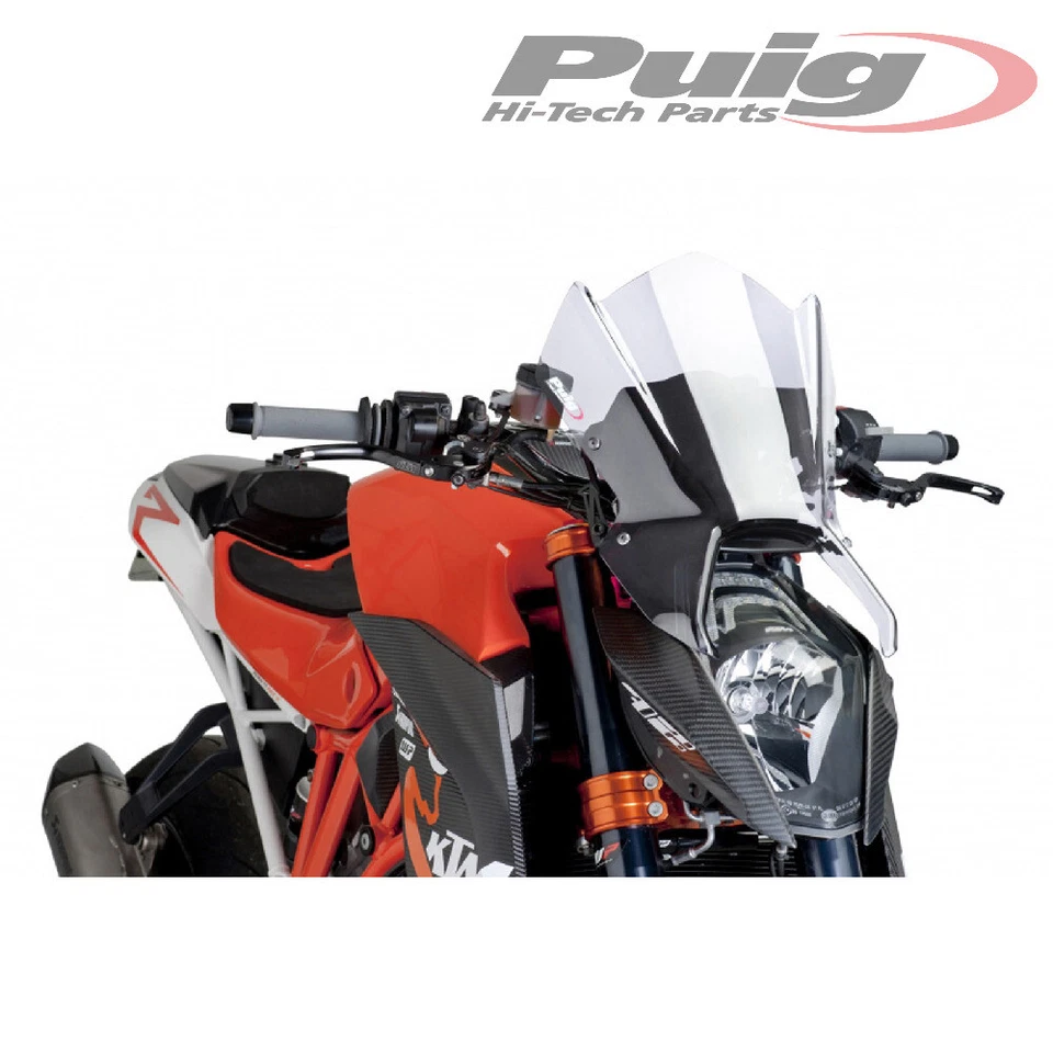 CUPOLINO PUIG TRASPARENTE 7014W per KTM SUPERDUKE 1290 R 2014 / 2016 - Immagine 2 di 2
