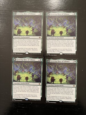 Growing Rights Mtg Growing Rites of Itlimoc X4X NM/M The Lost Caverns of Ixalan LCI Magic ...