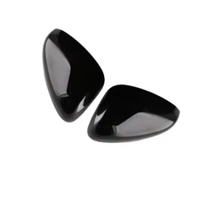 Gloss Black Side Mirror Cover Caps for Honda Accord 2018–2023 Trim ReplacementA