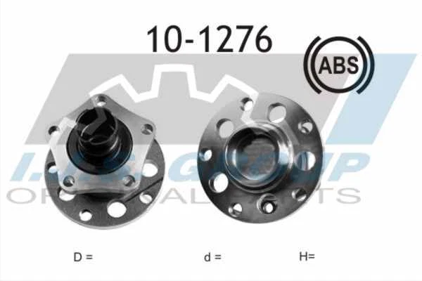 IJS GROUP 2x Radnabe Radlagersatz hinten für VW Passat Variant Audi A6 3B6 3B5 - Bild 2 von 2