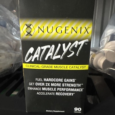 Nugenix Catalyst-Enhanced Muscle Builder+Recovery 90 Caps/30 Day Supply Ex: 8/26