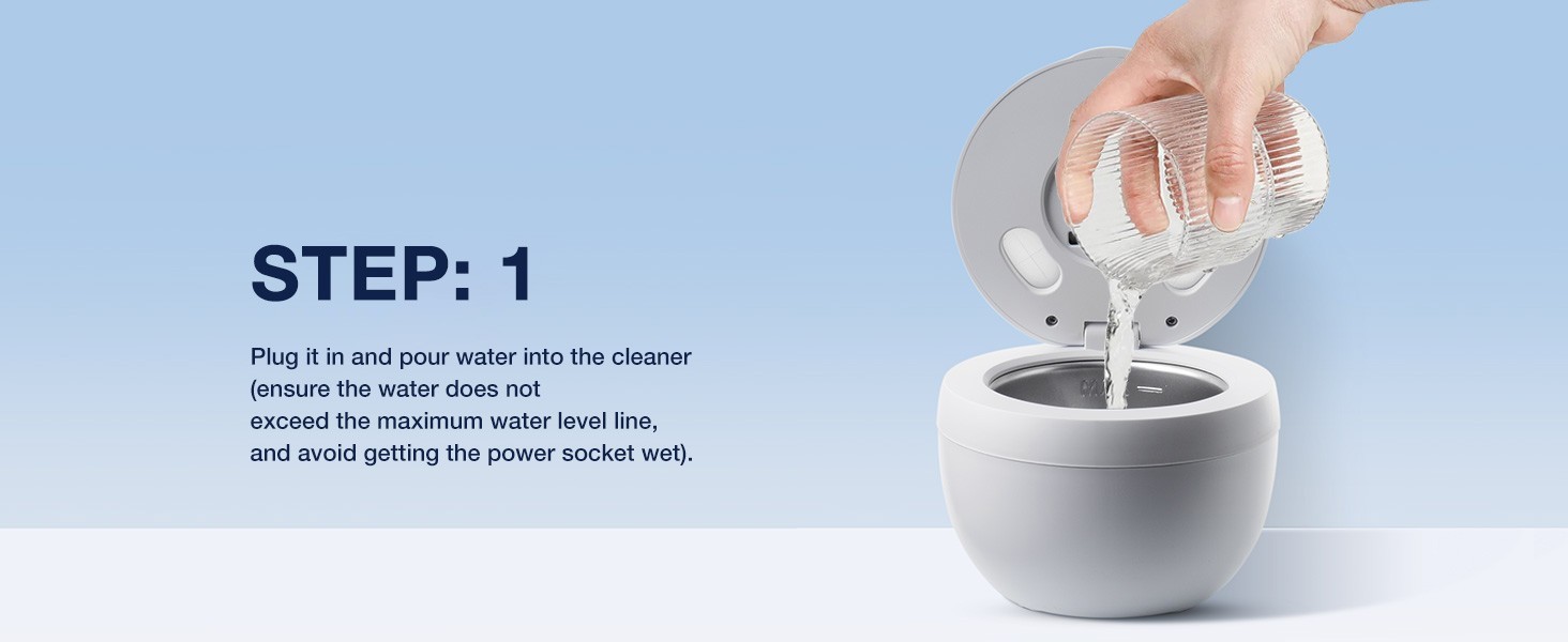 Ultrasonic Retainer Cleaning Machine 4 Modes 45kHz Digital Timer