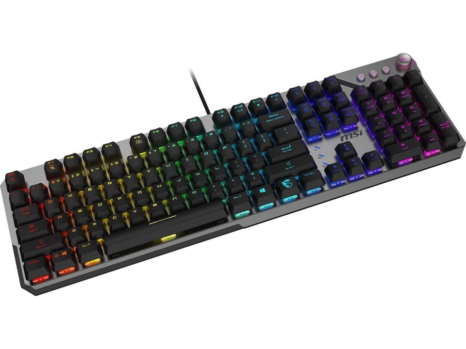MSI Strike 600 RGB Mechanical Gaming Keyboard - Silent Switches - Image 3 of 4