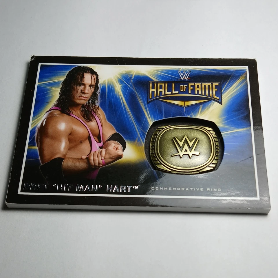 Anillo conmemorativo Brett Hart HOF 2016 Topps WWE #/275 RARO Foto 4 de 4