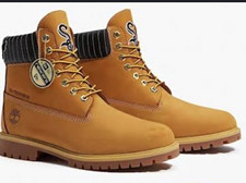 Timberland Men’s Work Boot Brown Leather Lace-Up Ankle Round Toe US 9.5