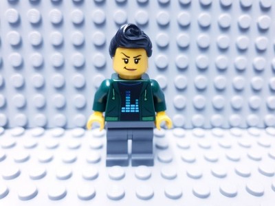 Lego City Town Figur RENNFAHRERIN / STREETRACER Sammelfigur 60258