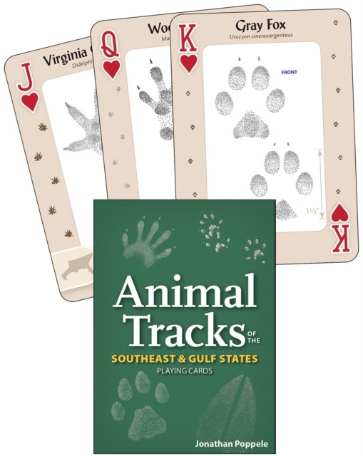 Animal Tracks of the Southeast and Gulf States Playing Cards by Jonathan ... - Image 3