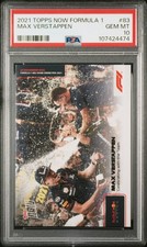 2021 TOPPS NOW FORMULA 1 #83 MAX VERSTAPPEN PSA 10