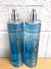 Bath & Body Works SEA ISLAND COTTON Fine Fragrance Mist Spray  (Qty 2) Brand New