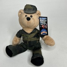 VTG 2001 Limited Treasures Hometown Heroes Valiant US Army Bear Plush Patriotic