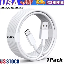 USB A to USB C Cable Type C Charger Carplay Cable 3.3ft USB-C Car Charger Cord