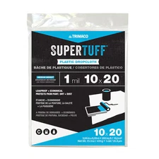 Trimaco 03306 Drop Cloth, Ldpe, 10 Ft.Lx20 Ft.W.
