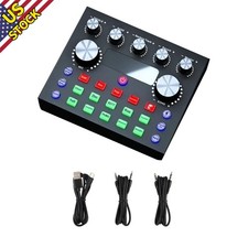 V8S Bluetooth Wireless Sound Card Multifunctional Voice Change For Live Steaming