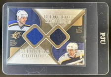 2007-08 SPx Doug Weight Paul Kariya Winning Combos Jersey #WC-WK Blues