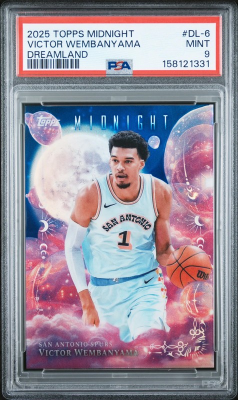 2025 Topps Midnight Dreamland Victor Wembanyama #DL-6 PSA 9
