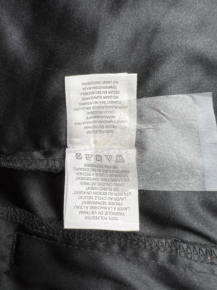 Ashworth Vest Black Golf Full Zip Mens 2XL XXL Water Wind Resistant Fleece - Image 4 of 4