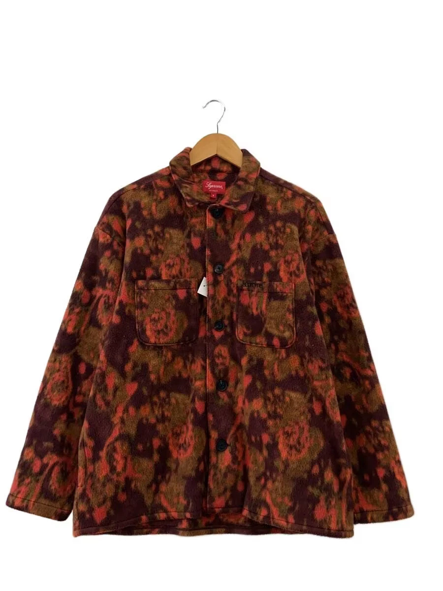 Supreme Paisley Long Sleeve Casual Button-Down Shirts for Men for