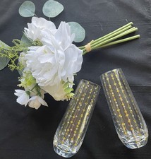 VTG-Inspired Stemless Champagne Flutes Wedding Toast Bride Groom MCM Fab Fit Fun