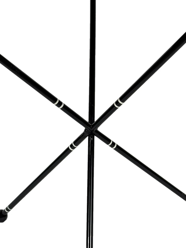 Подлинный складной стол Gucci King Snake красный черный металл средний высота 18 дюймов высота 19,48 дюйма - Изображение 3 из 4