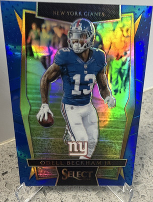 Panini 2016 Select Odell Beckham Jr. Giants Concourse Blue numbered to /149
