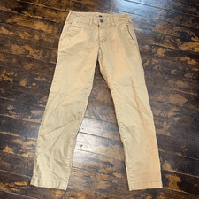 American Eagle tan business casual original straight 26x30 slacks