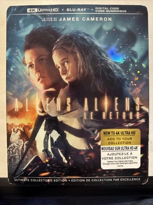 Aliens 4K Ultra HD/Blu-Ray w/ slipcover Rare OOP James Cameron