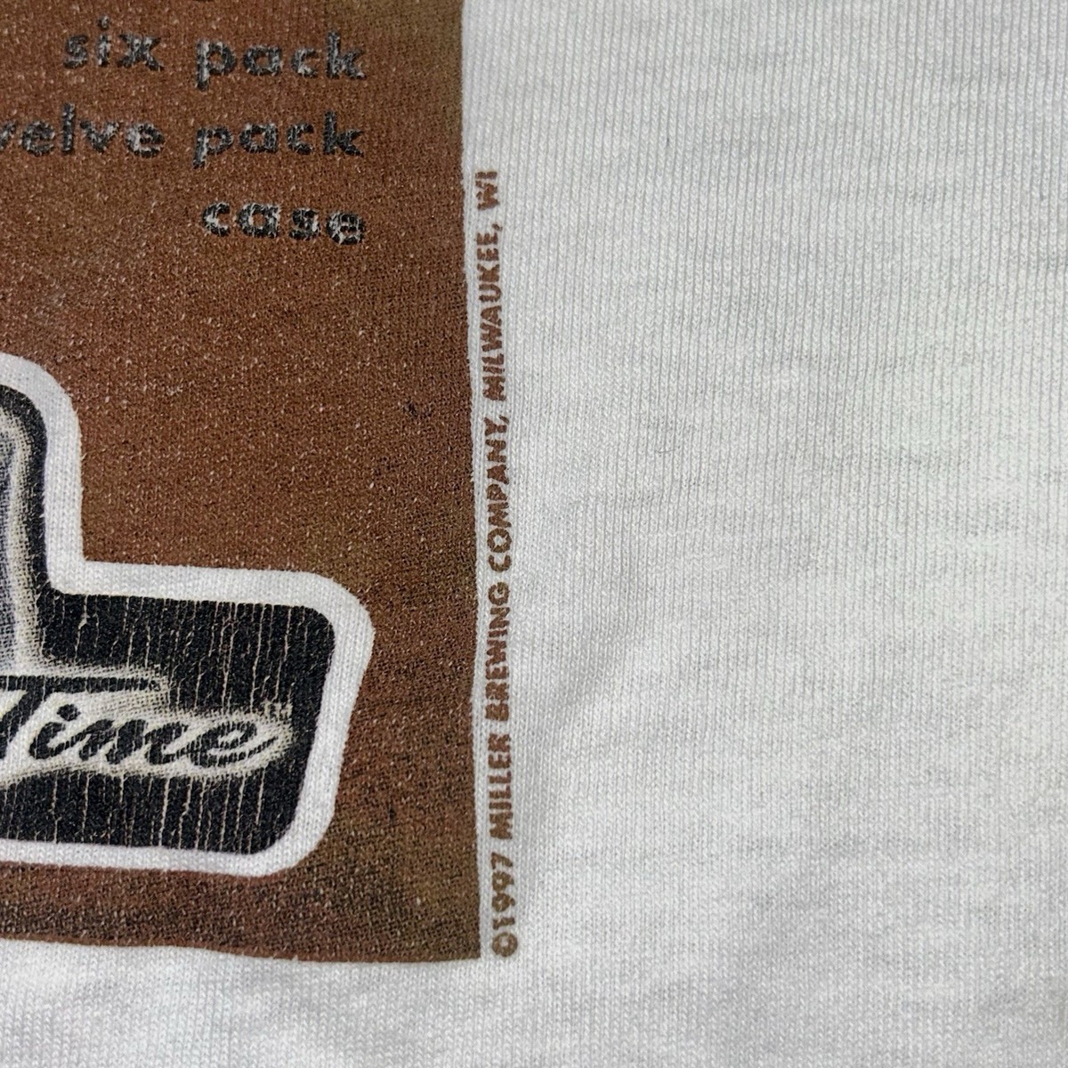 MILLER TIMEさま専用 Vintage 90s Miller Beer Miller Time 11:59 Size XL Men's Made In