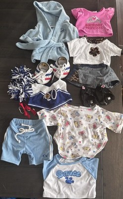 Build A Bear BABw  Cheer Robe  Leopard Print Skirt Dance