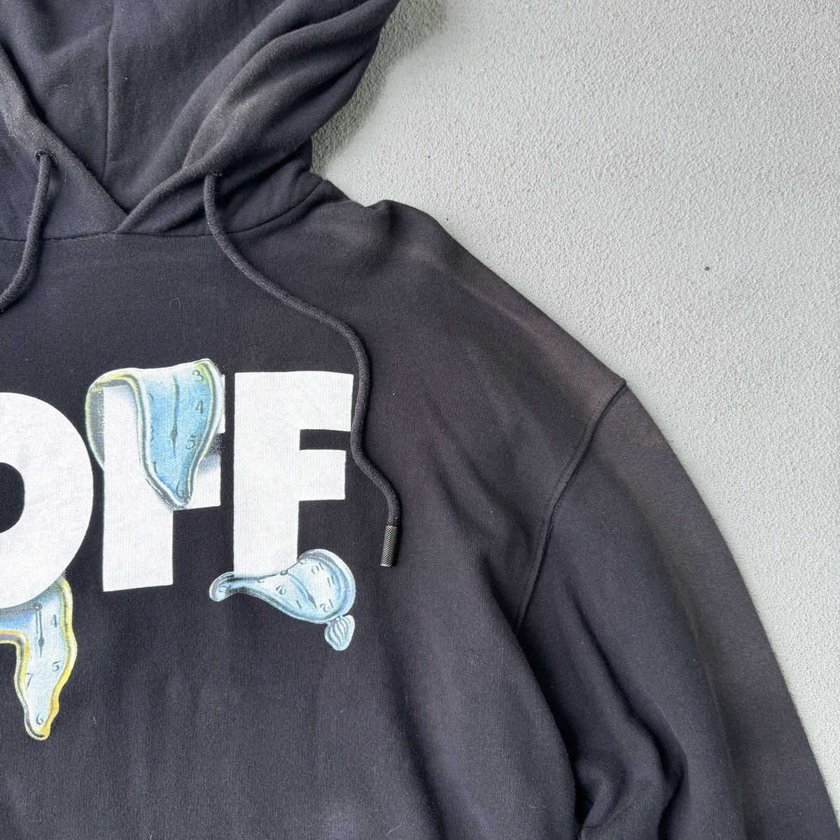 ダルマ様　OFF-WHITE パーカー Off White C/O Virgil Abloh 2017 Salvador Dalí Melting Clocks