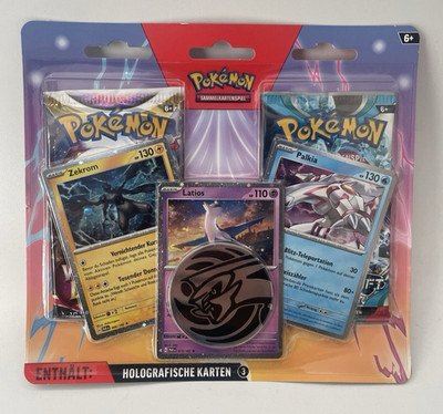 Pokemon: Sammelkartenspiel   Enhanced 2-Pack Blister: 3 Holografische Promokarte