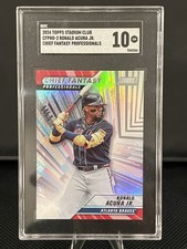 2024 Topps Stadium Club Chief Fantasy Professionals Ronald Acuña Jr. CFPRO-2 SG…