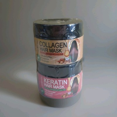 Lanemay 1x Collagen Haarmaske 1x Keratin Haarmaske 2x 120g