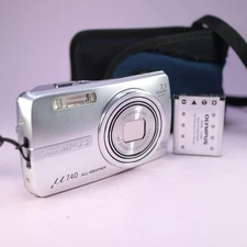 Olympus Digital Camera Mju 740 7.1MP Silver Tested