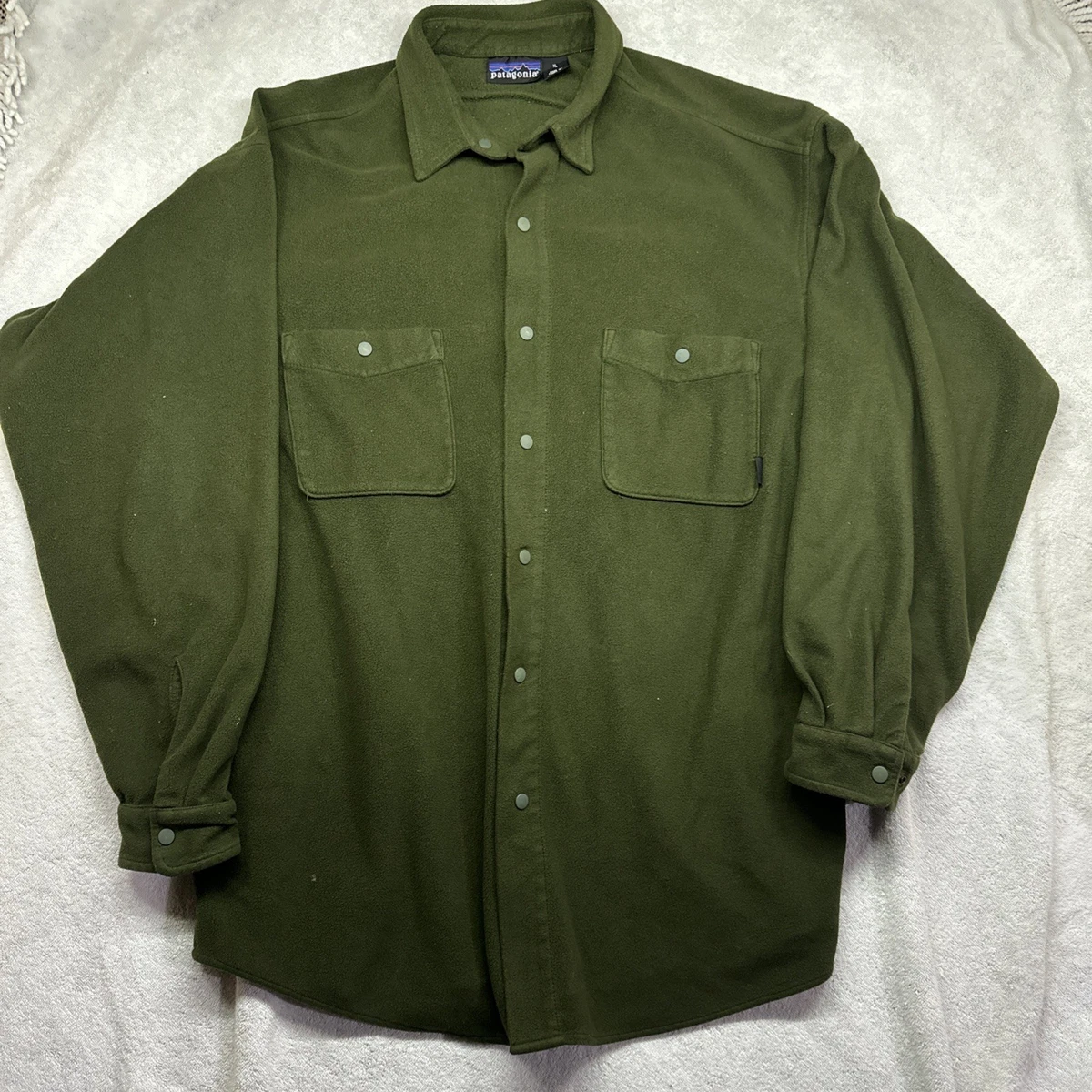 Patagonia Fleece Casual Button-Down Shirts for Men for sale | eBay