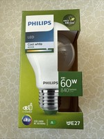 Philips A60 Led Filament Leuchtmittel 4W=60W E27 Matt 840Lm Neutralweiß Ø60Mm