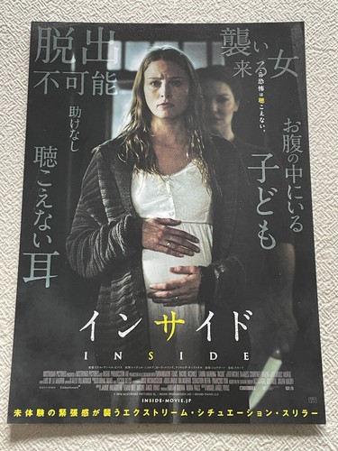 Inside 2018 Miguel Angel Vivas Rachel Nichols Movie Flyer Japan Mini Poster B5