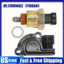 Idle Control Valve & Throttle Position Sensor For Chevrolet Cadillac GMC Buick