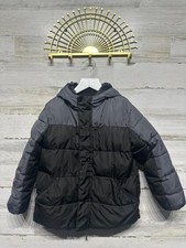 Black Fleece Lined Jacket Wonder Nation Kids XS 4-5 EUC