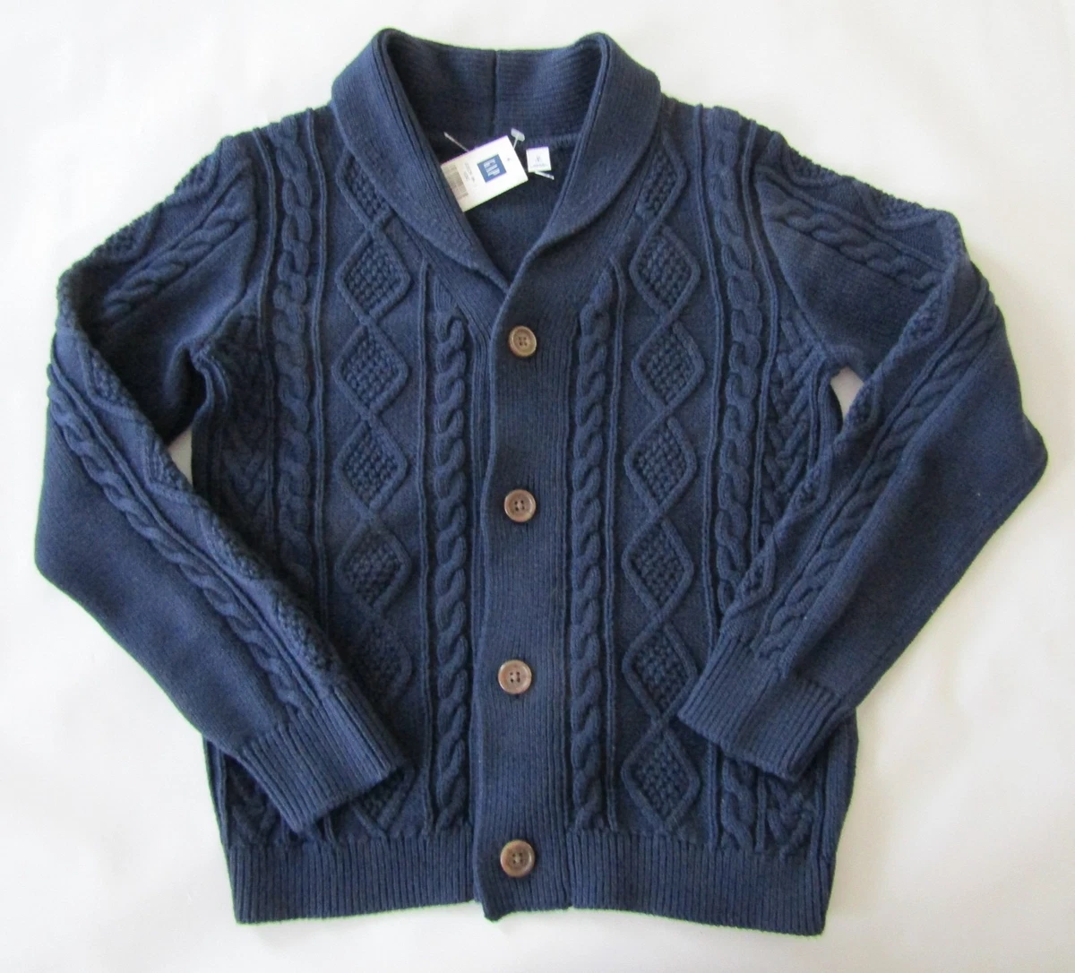 Pull Garçon Gap Bleu Coton Taille 6 Ans – Idéal Pour La Rentrée