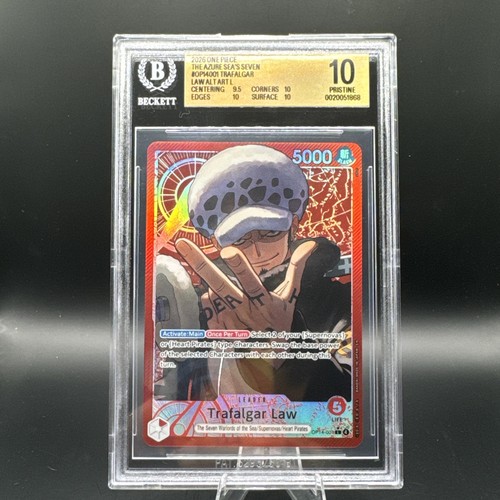 Trafalgar Law (Alternate Art) graded BGS 10 for sale on eBay