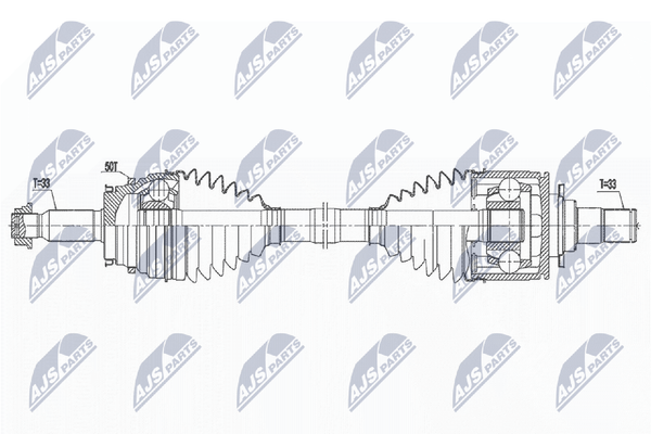 Antriebswelle NTY NPW-MS-075 FüR Mitsubishi Pajero 4 Van 4WD V83W V93W V98W V88W-image
