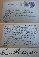 PK BERLIN 1907: j&uuml;d. Student Ernst ROSENFELD (1885-1953), sp&auml;ter Arzt NEW YORK