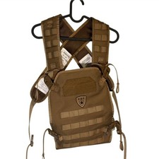 Tactical Baby Gear Baby Carrier Coyote Brown TBG Military 8 To 33lbs EUC