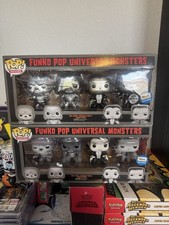 Funko Pop Universal Monsters 4 Pack Gemini Exclusive Metallic 1/300 Bundle