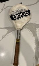 Vintage Wilson T2000 Tennis Racket/Racquet With Cover Made In The USA