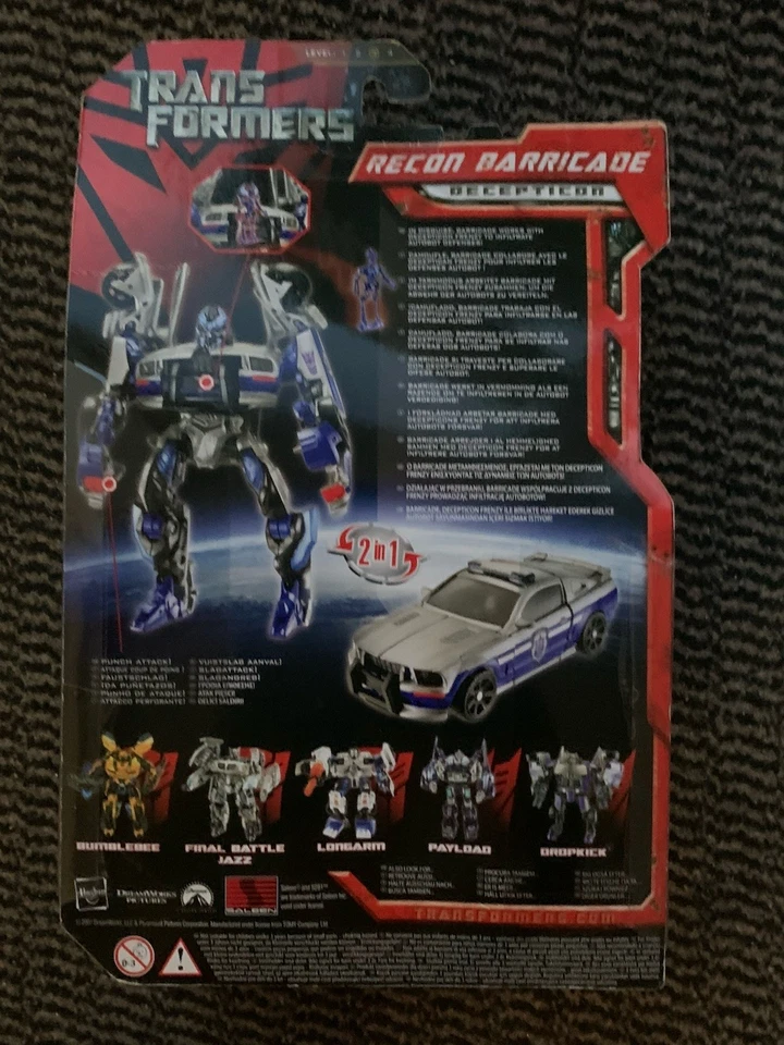 HASBRO 2007 TRANSFORMERS RECON BARRICADE & FRENZY MISB BRAND NEW - Image 2 of 4